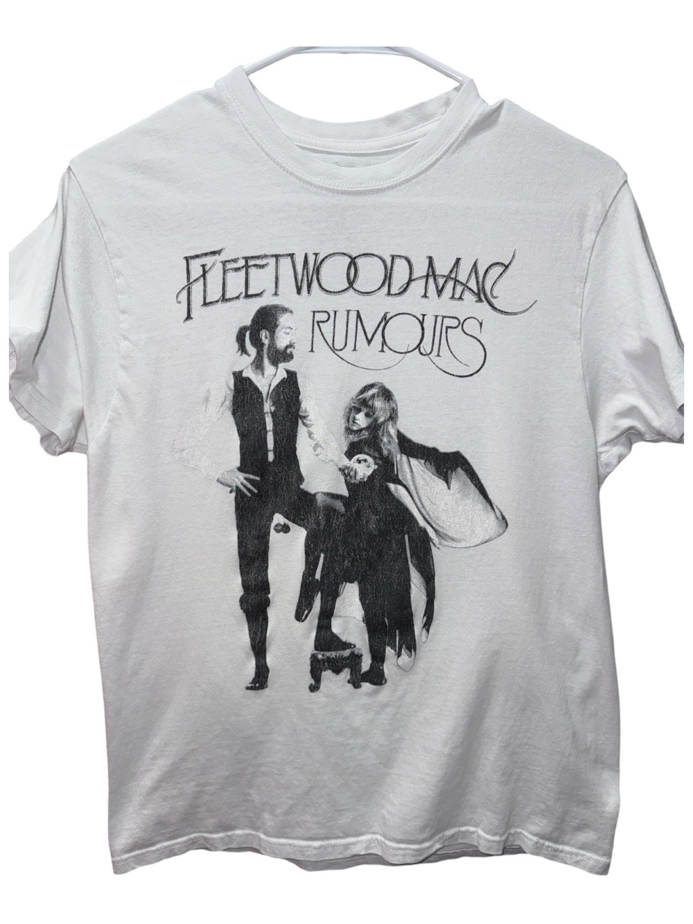 Fleetwood Mac 'Rumours' Graphic Tee - White, Size Medium
